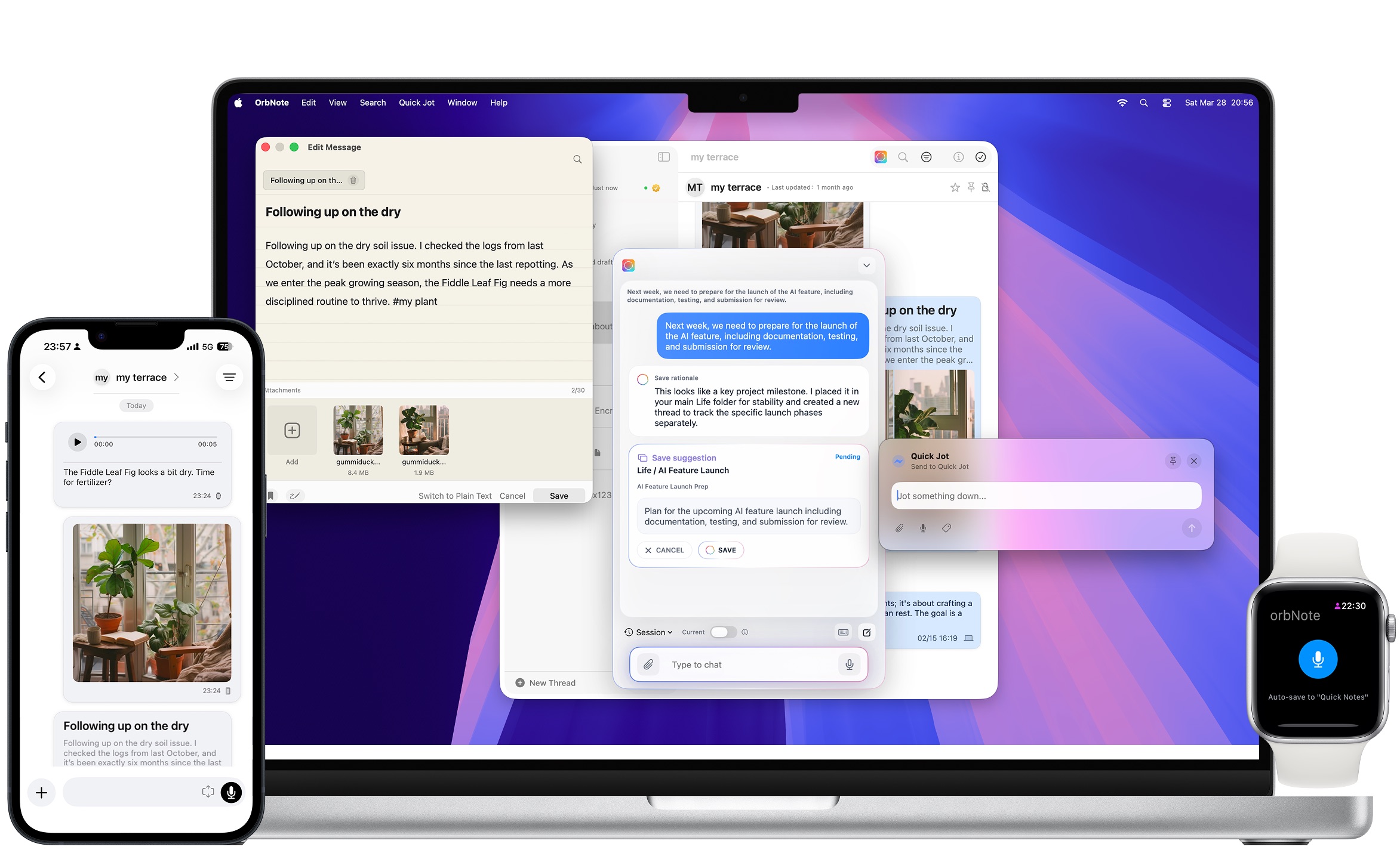 OrbNote AI hero